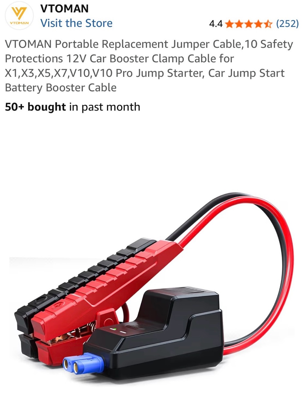 VTOMAN Portable Replacement Jumper